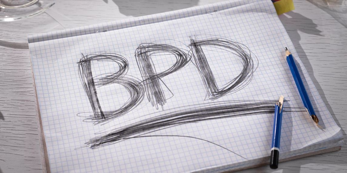 bpd written on pad of paper